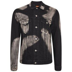 Yohji Yamamoto Pour Homme Washed Denim Jacket Black 3 M New Mens He-Y07-534-1